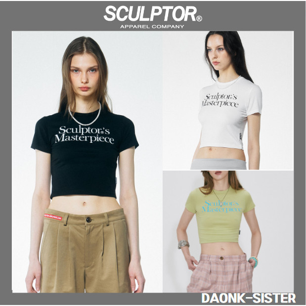 ♞[SCULPTOR] Sculptor Masterpiece เสื้อครอป 3 สี ของแท้ 100%