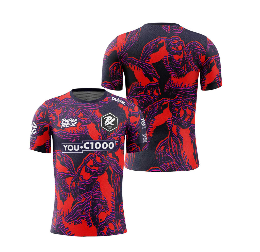 เสื้อแข่งขัน Paper Rex PRX 2024/25 โหมดกลางคืน