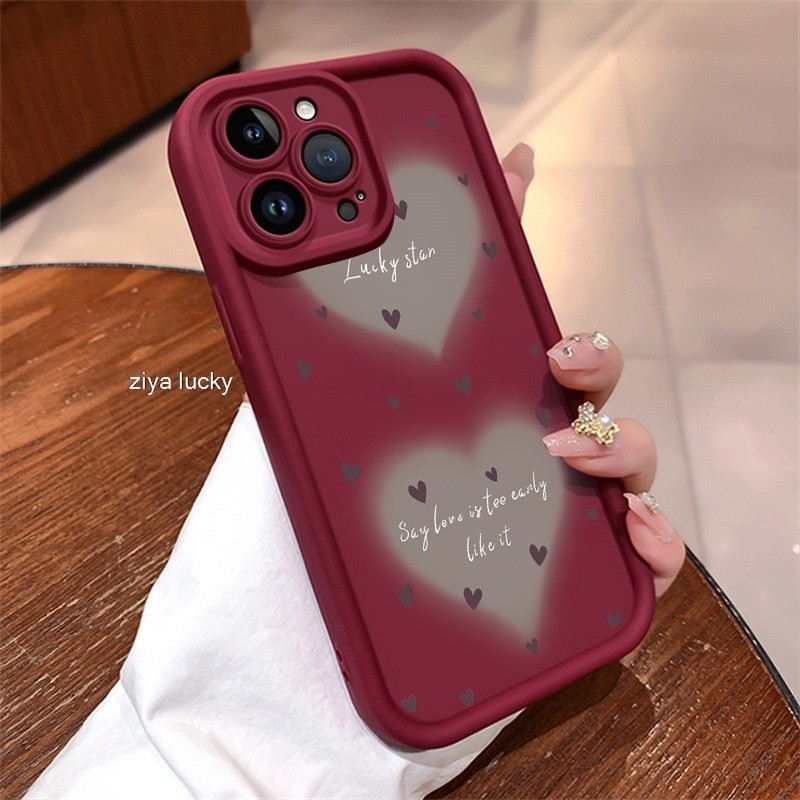 แฟชั่นคู่ Love Heart เคสโทรศัพท์สําหรับ Infinix CK6 CK6n CK7n KI5q ปกสาวปลอกกันกระแทกน่ารักนุ่ม INS