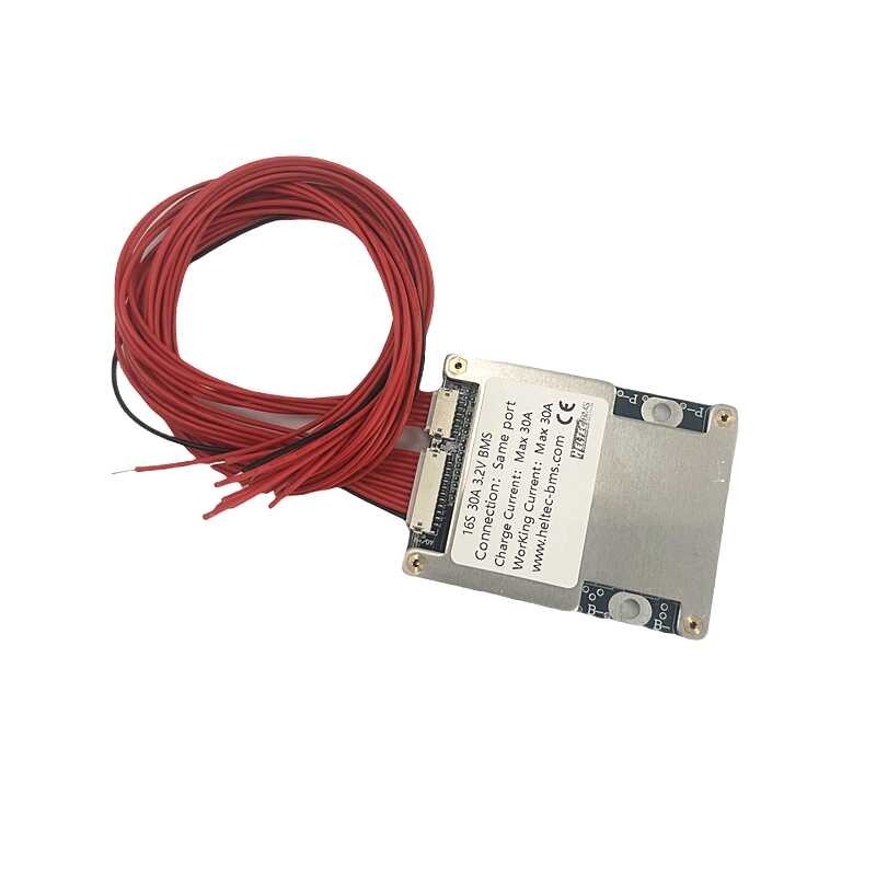 Heltecbms 16S 30A 50A 80A คณะกรรมการสมดุล 3.2V Lifepo4 แบตเตอรี่ Bms 48V 30