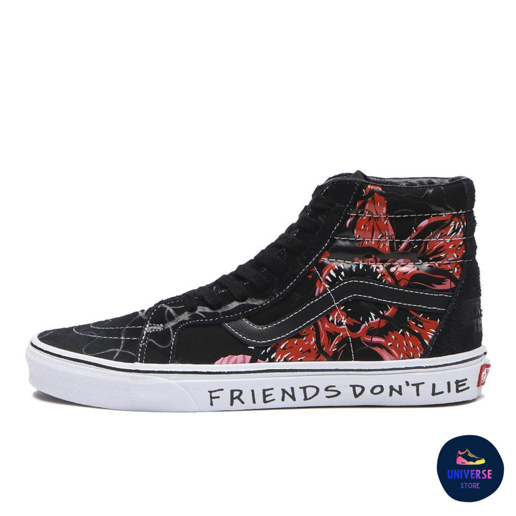 ฟิกเกอร์ [ของแท้ ส่งไว จากไทย] VANS SK8-HI REISSUE - STRANGER THINGS BLACK/RED