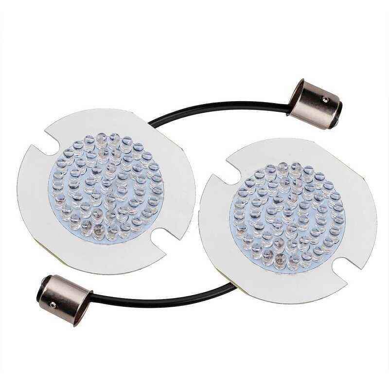 ชุดไฟเลี้ยว 1C0 LED สำหรับรถจักรยานยนต์ 4 ชิ้น 1156 1157 ส