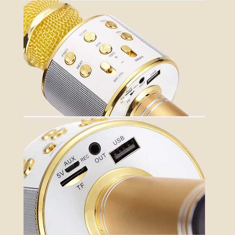 โทรศัพท์มือถือทั้งหมด Ksong Ws-858 ถ่ายทอดสดไร้สายบลูทู ธ