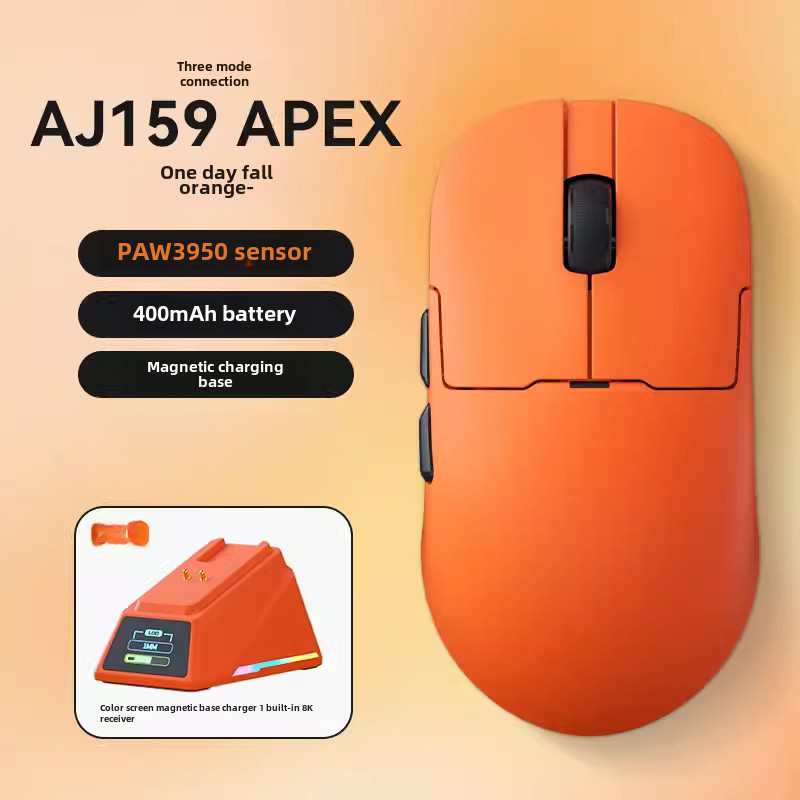 Ajazz volume/jazz King Series AJ159APEX Gaming Game Light PAW3950 Three Mode 3395 น้ําหนักเบา