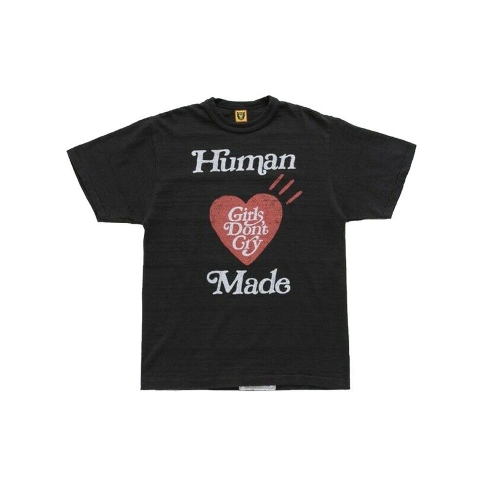 HUMAN MADE Girls Don't Cry Tee 1 "Black" T-Shirt 6015 Unused 6015