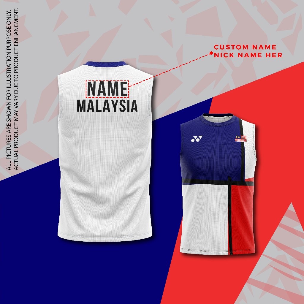 OLYMPIC เสื้อแบดมินตัน, JERSI BADMINTON OLIMPIK (PARIS 2024)