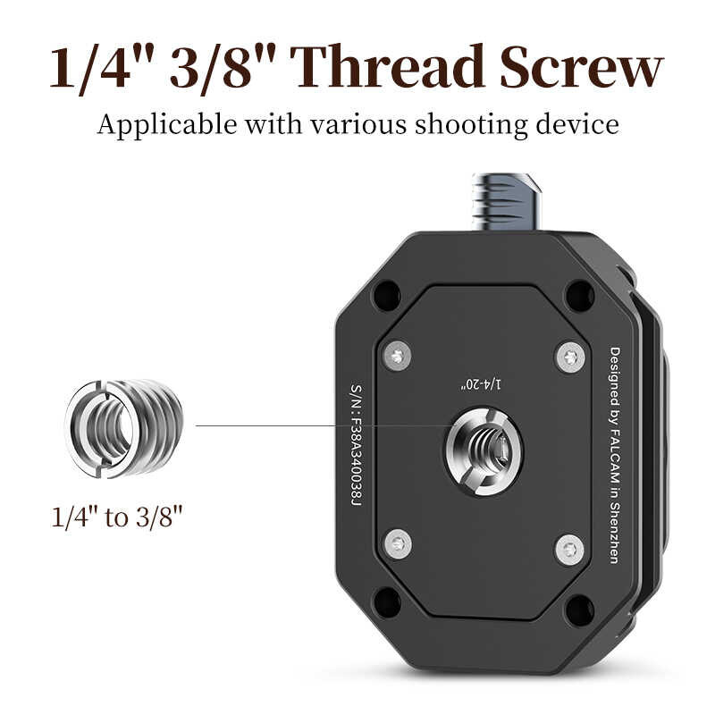 Δ Ulanzi FALCAM F38 คณะกรรมการระบบปลดปล่อยอย่างรวดเร็วสำห