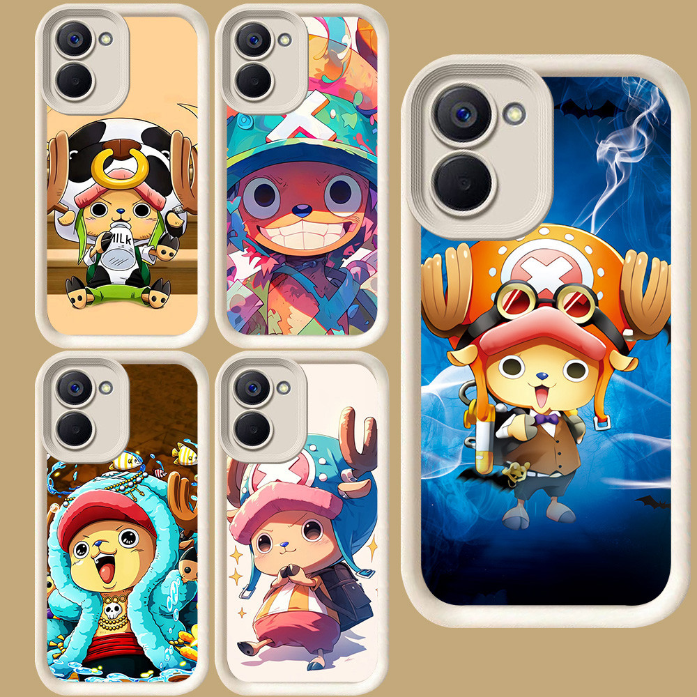 R57 One Piece Chopper Casing สําหรับ VIVO Y28s Y28 Y03 Y27 Y17S Y18i Y18 Y03t Y27s Y36 สีขาว