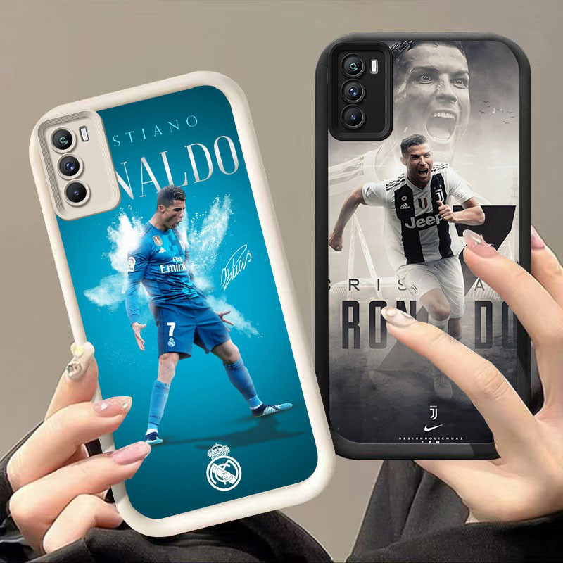 YZ-166 Ronaldo กันกระแทกสําหรับ OPPO Realme C17 A11S 7I A53 A54S A33 C75 A16 A16s A53S 2020 4G