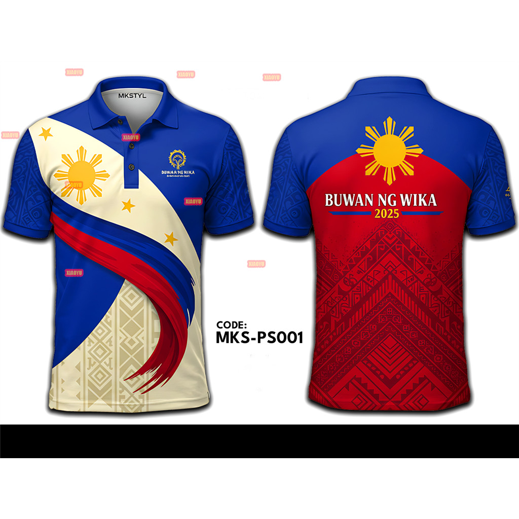 ชื่อที่กําหนดเองฟรี  BUWAN sublimated BUWAN NG WIKA 2025 philippine พิมพ์ 3D TSHIR