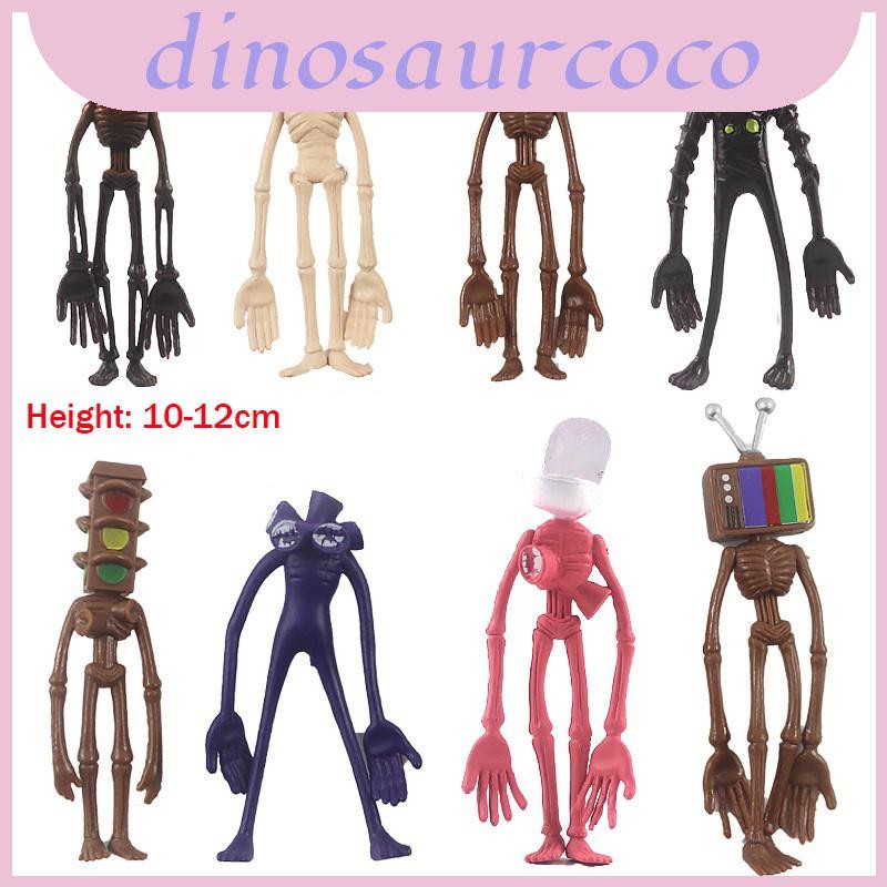 Pvc Siren Head Miniatures 8 ชิ้นตุ๊กตาสําหรับเด็กผู้หญิงและคอลเลกชัน