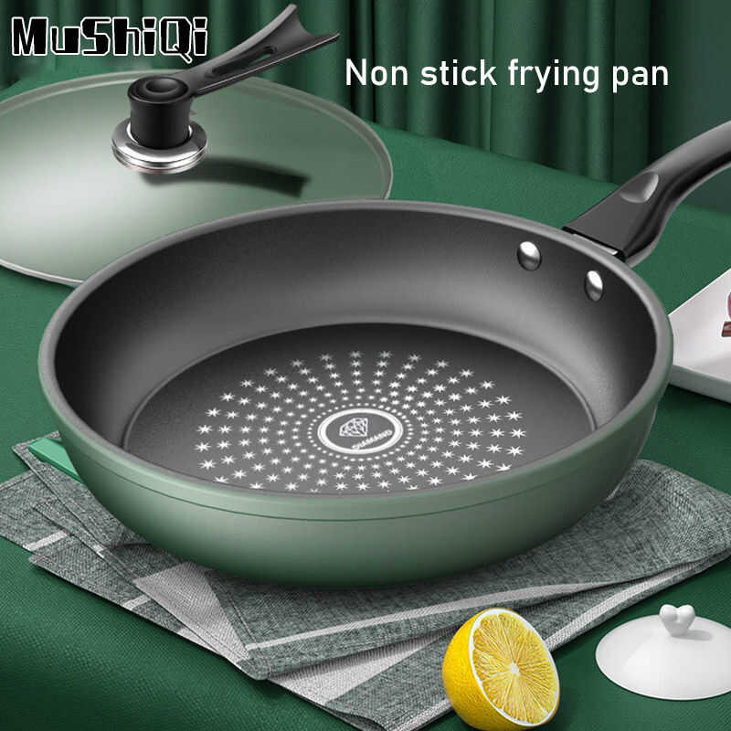 LY Non-Stick Frying Pan Frying Pan Less Fume Gas Stove Induction Cooker Universal Pan