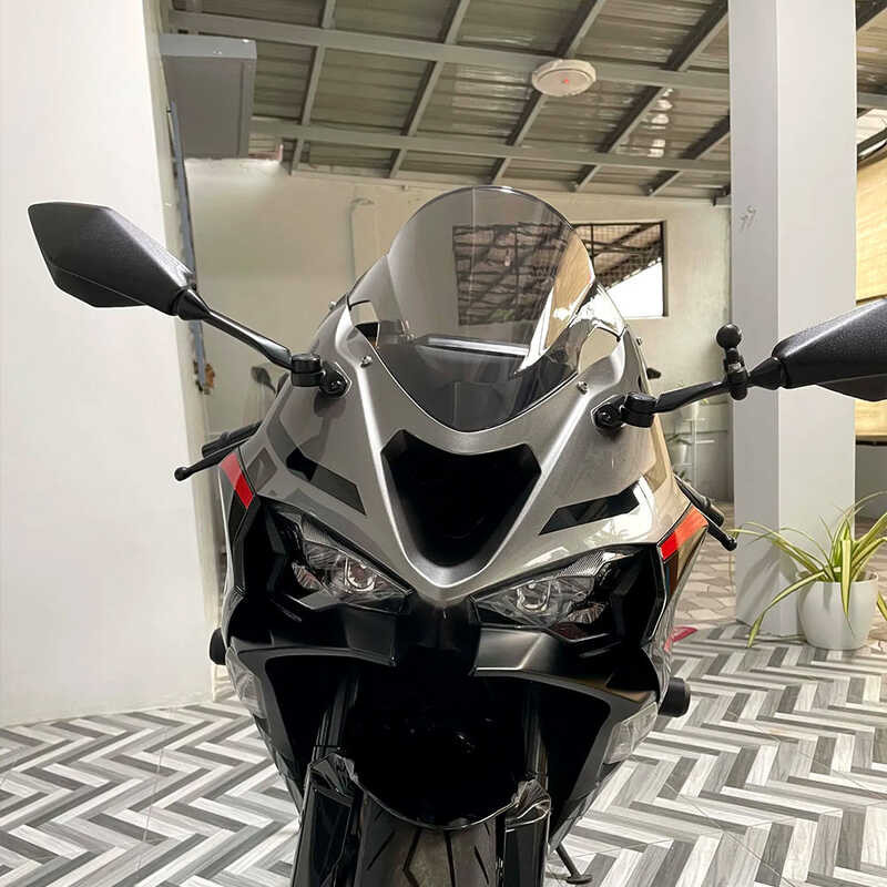 ▲ For ZX-6R 2024 Motorcycle Windshield For KAWASAKI NINJA ZX-6RR ZX-6R Wind Deflectors Shield Protec