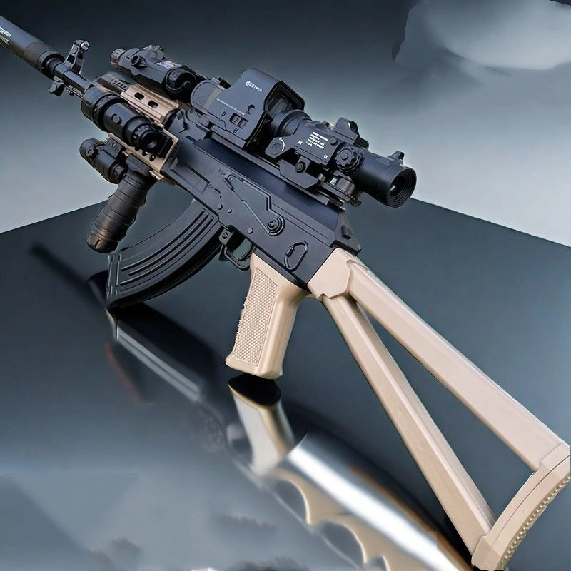 ของเล่นเด็กไฟฟ้ามือผมต่อเนื่อง AK74U เด็ก