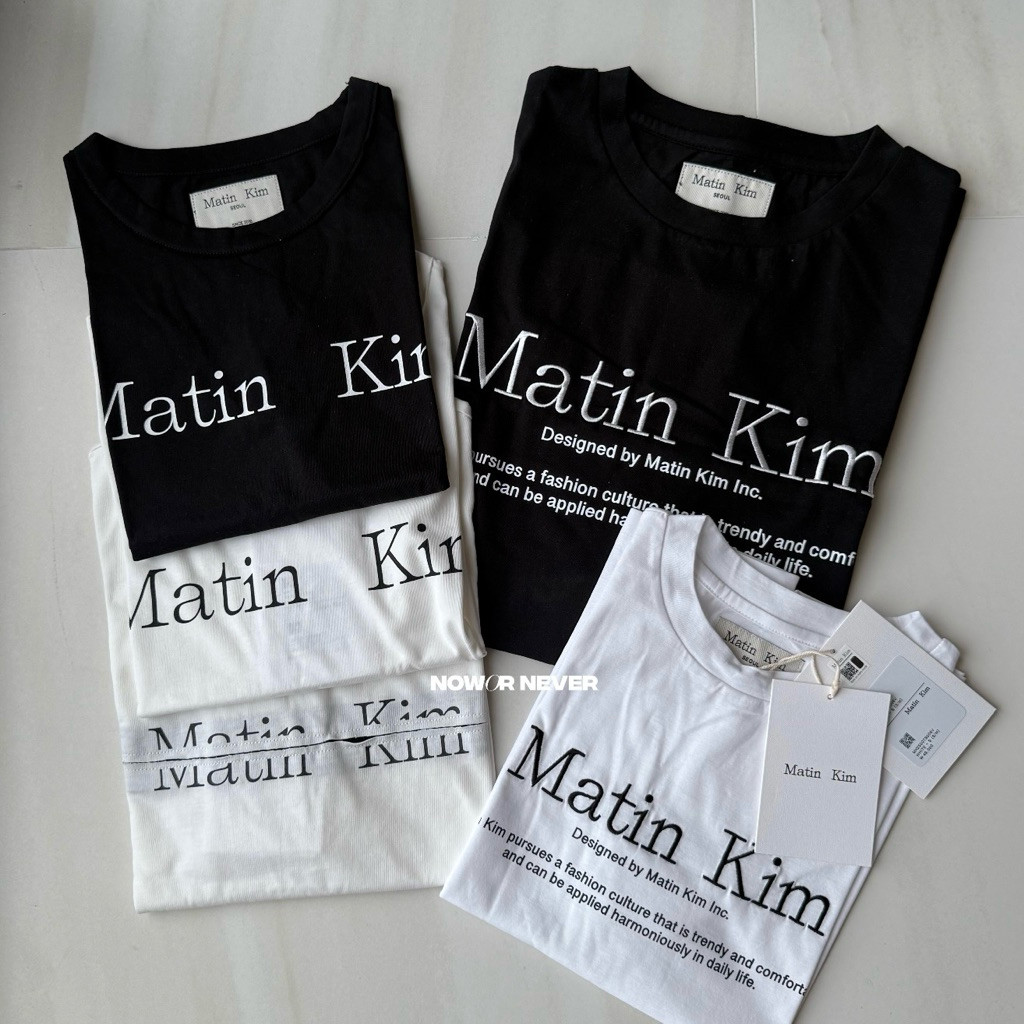 ♞,♘,♙มีโค้ดลด 20% ️ /พร้อมส่ง/ เสื้อ MATIN KIM CROP & T-SHIRT ของแท้ 100% 2025