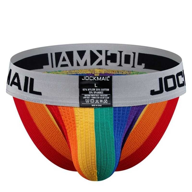 ❤ JOCKMAIL ใหม่ผู้ชายกางเกงในสตรีเซ็กซี่ผู้ชาย Jockstrap แฟชั่นบุรุษกางเกงชั้นในบิกินี่ชุดชั้นใ