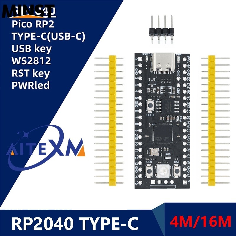 RP2040 Core Board TYPE-C USB-C สําหรับ Raspberry Core Board 4MB /16MB RP2 Raspberry Pi Pico Microp