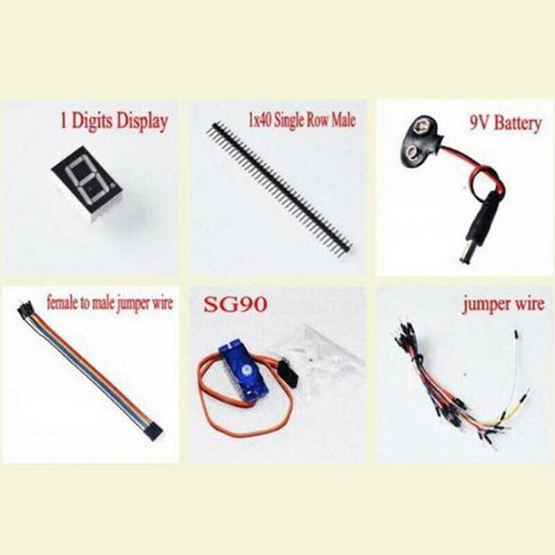 ❤ Juny Arduino Uno R3 เวอร์ชั่นอัพเกรดชุดการเรียนรู้ RAID Learni