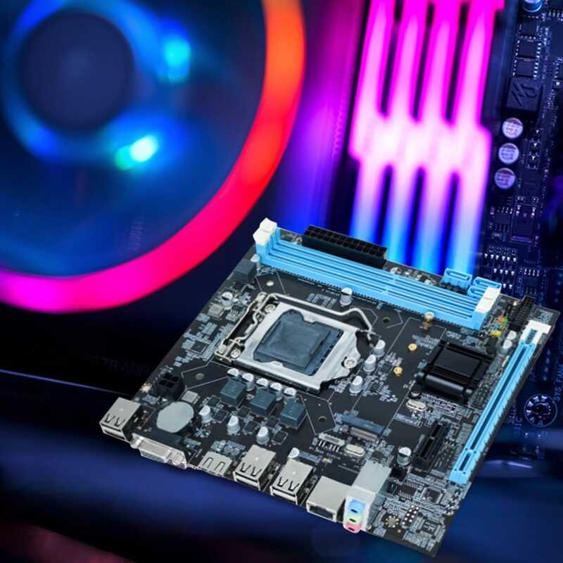 เมนบอร์ดคอมพิวเตอร์ H61 Lga1155 ซ็อกเก็ต I3 I5 / I7 CPU พีซีเมนบ