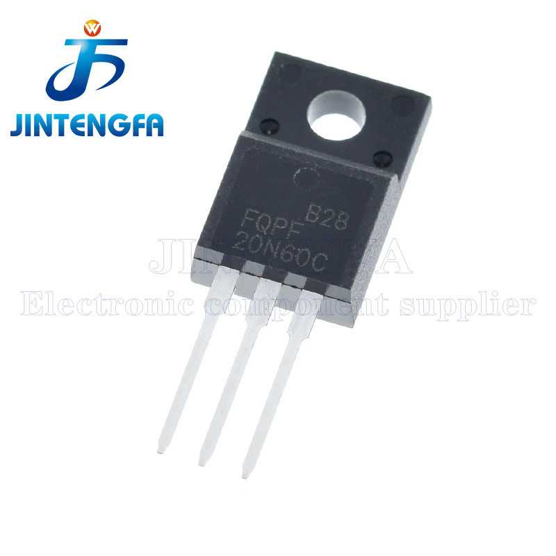 ทรานซิสเตอร์ไดโอด 10PCS FQPF20N60 TO220 20N60 20N60C FQPF20N60C TO-220PF20N65 FQPF20N65C FQPF20N50PF