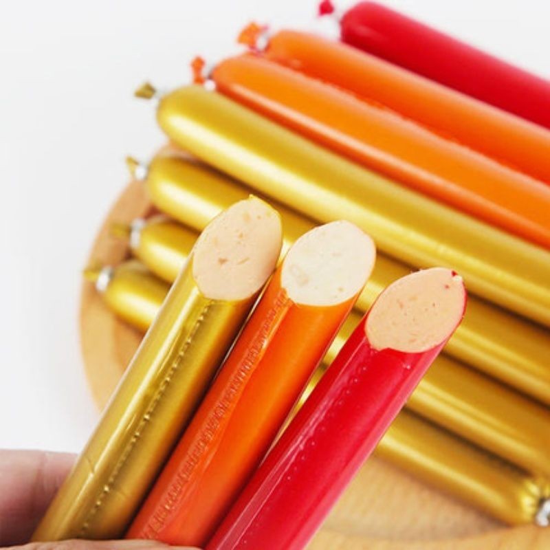 many🔥การประกันคุณภาพ🔥 Pet Ham Sausage, Dog Sausage, Pet Dog Snacks, Cat Snacks, Chicken, Duck, Be