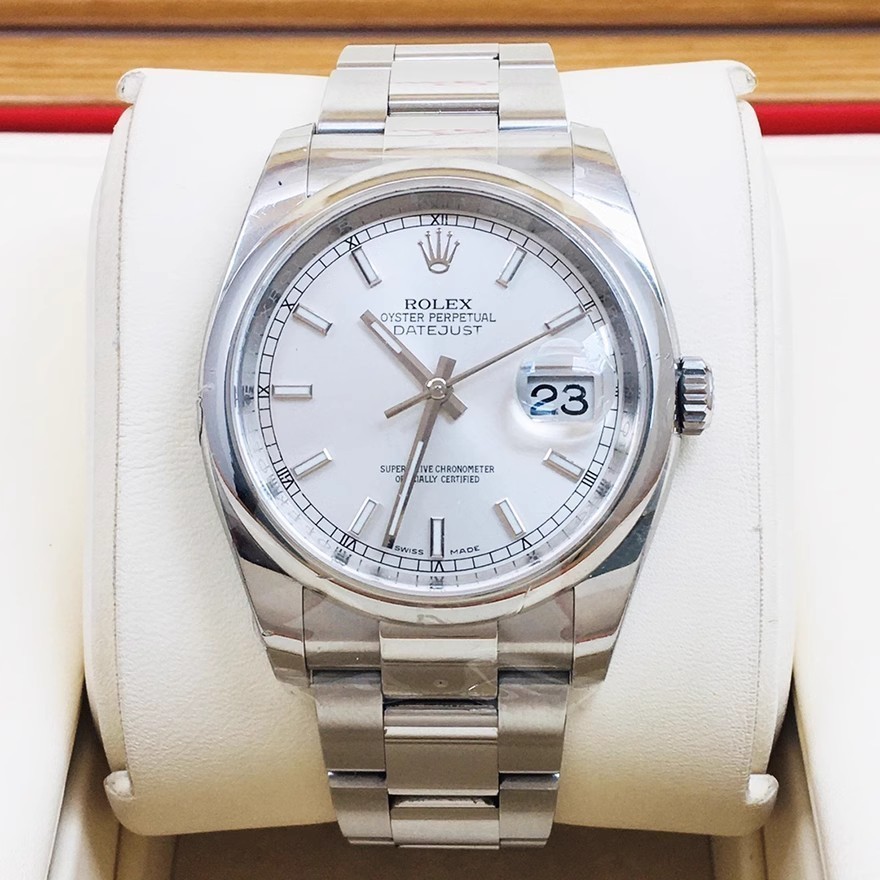 Rolex Rolex 36mm Log Series นาฬิกาผู้ชายกลไกอัตโนมัติสแตนเลส116200