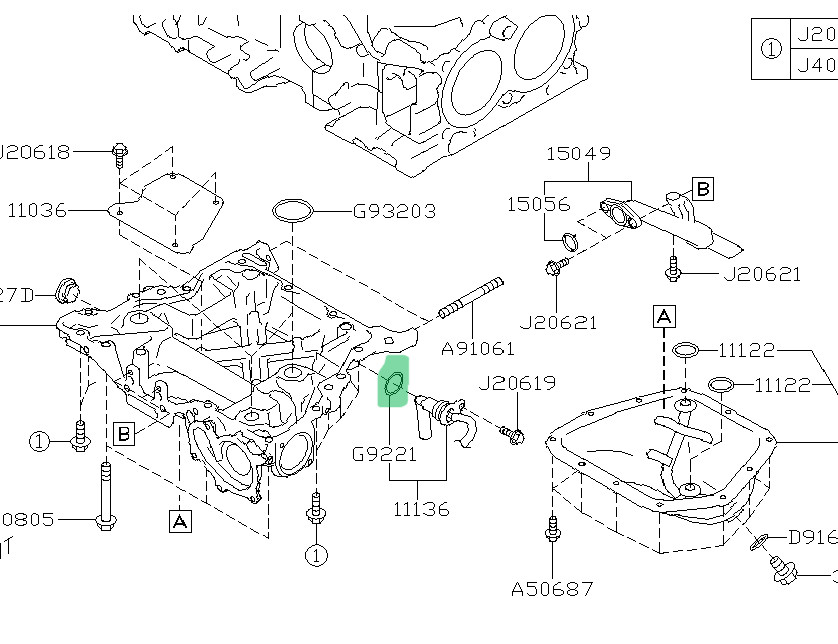 806922100 Subaru XV GT7 เซ็นเซอร์วัดระดับน้ํามัน O แหวน WRX VB