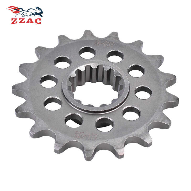 ▩ สำหรับ S1000XR, S1000RR, S1000R, 1000HP4, เฟืองหน้า 520, 17T โซ่รถจักรยานยนต์