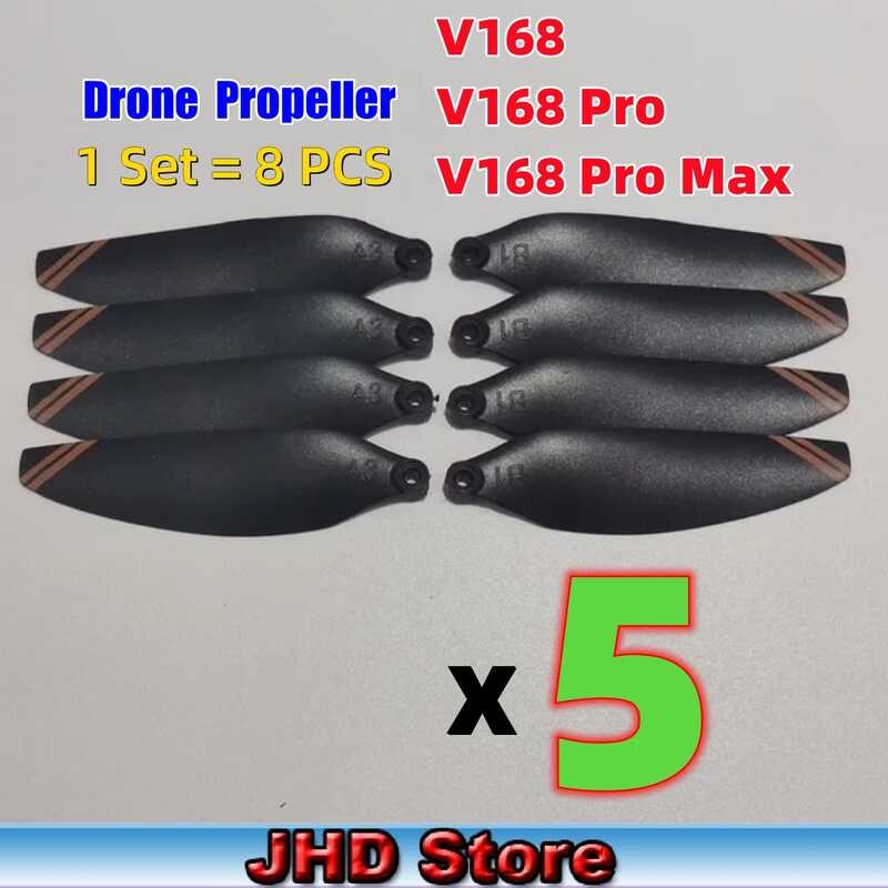 Δ ใบพัด JHD สำหรับ Promax อะไหล่ V168 Pro Max GPS Drone อะไหล่ขายส่