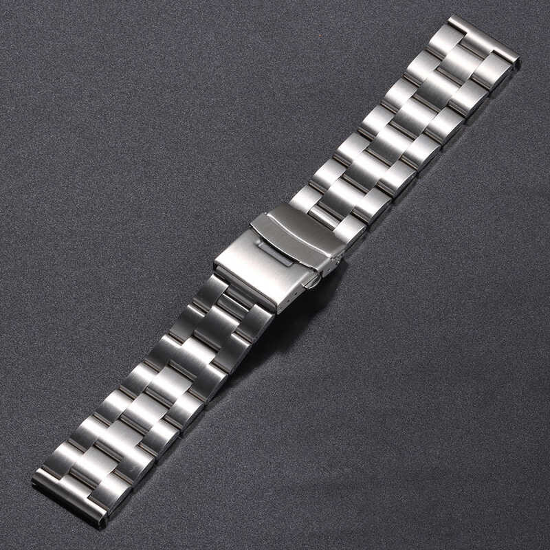 For Watchband Skx007 00 Strap Flat End Diving Oyster Strap Solid Bracelet 18Mm 20Mm 22Mm 24Mm 26Mm