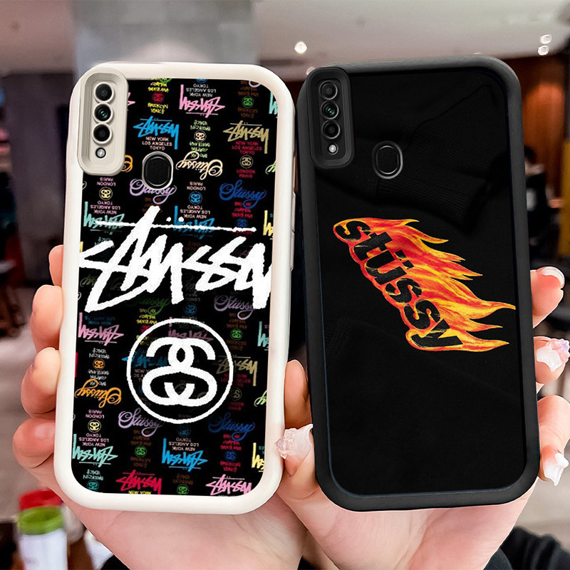 ปลอกกันกระแทกสําหรับ OPPO A31 F15 A91 Reno 3 Realme 6i C3 5s 5i 5 Narzo 10 10A 20A WF9 สีสัน Stussy