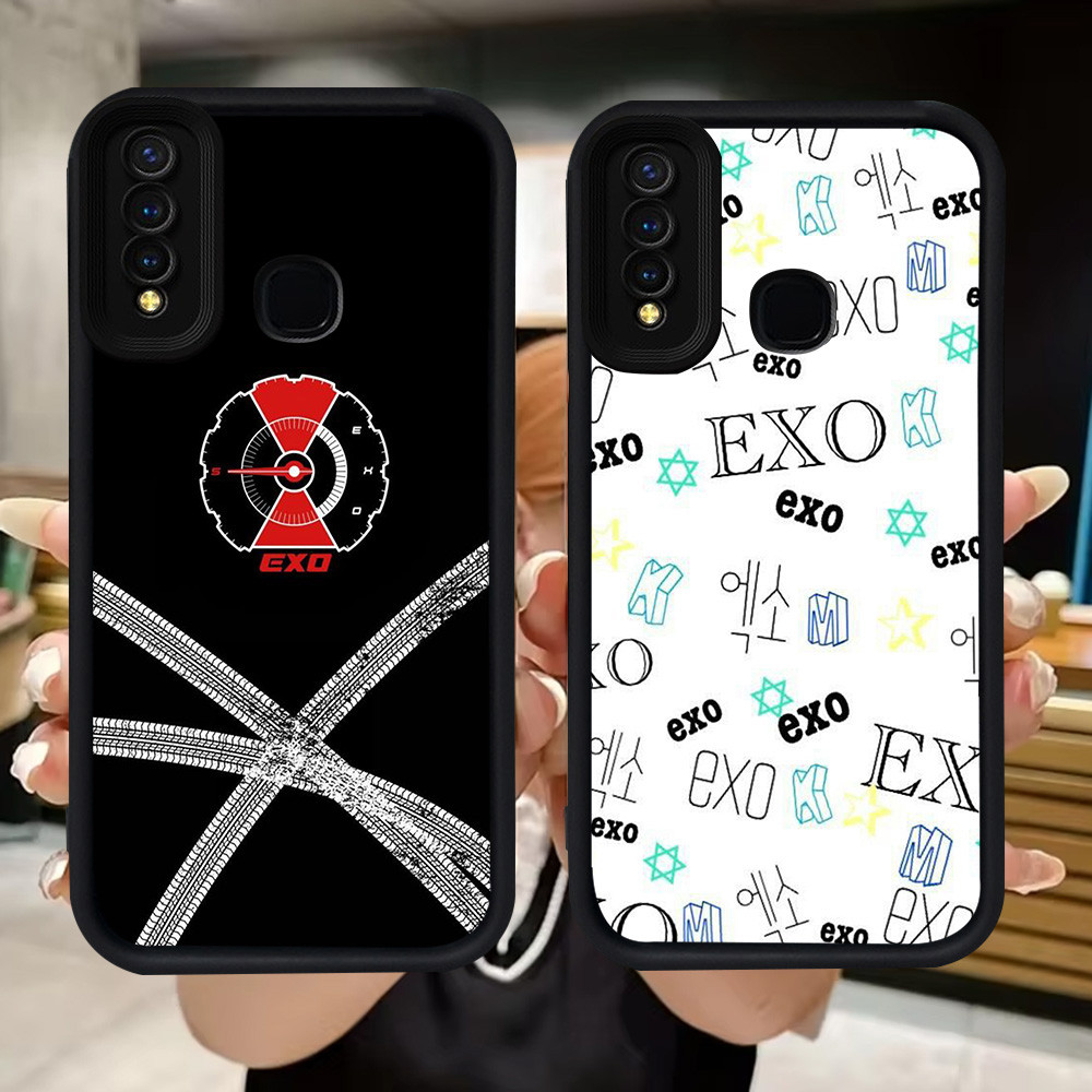 Q21 EXO soft Casing สําหรับ VIVO Y30 Y50 Y19 V9 Y95 Y93 Y12 Y91 Y30i Y15 Y17 Z1 Pro Y91C