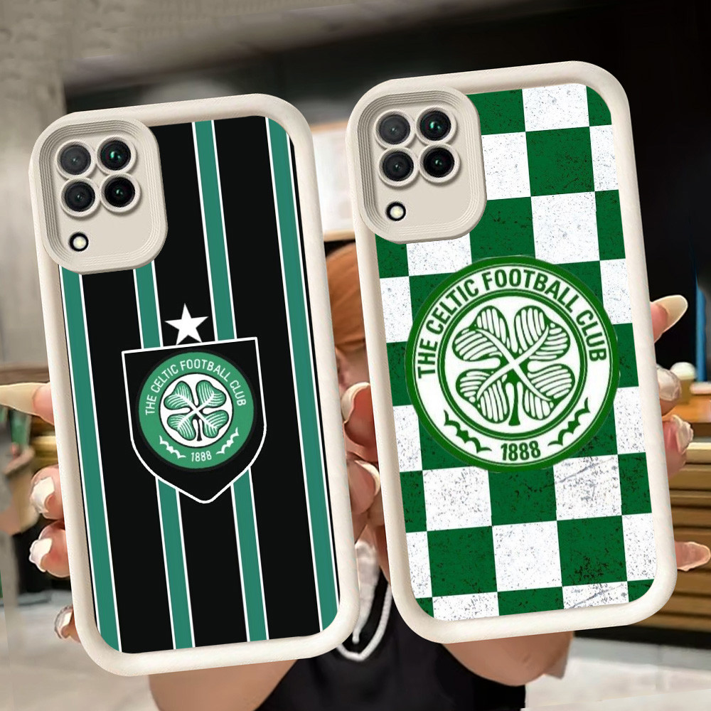ปลอกอ่อนสําหรับ Samsung M04 A04E A05 A12 A04 F04 J2 A06 A07 A22 J7 Prime Pro 5G สีขาว Q98 Celtic-FC