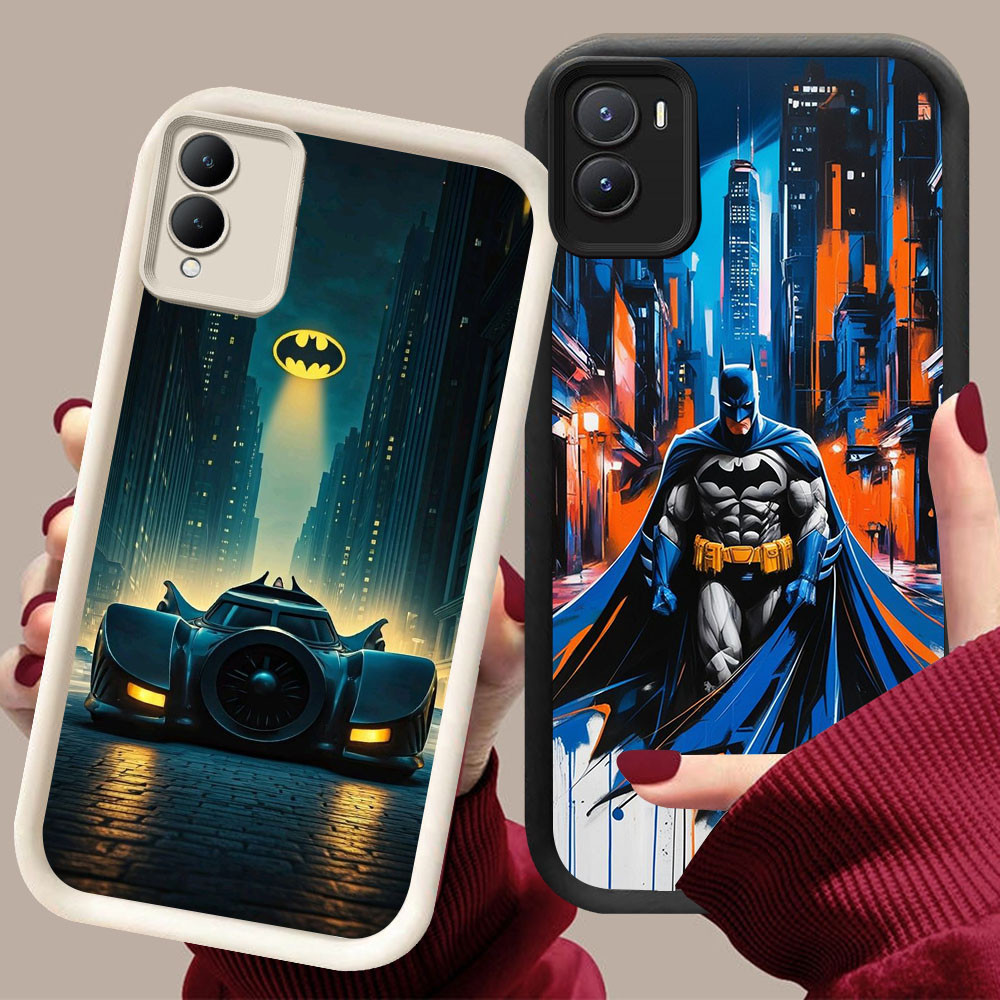 YZ-92Batman Dark Knight Cool Casing สําหรับ VIVO IQOO Y56 Z9X Z9 Z10 Y17S Y35 Y02S Y16 Y28 2024 5G