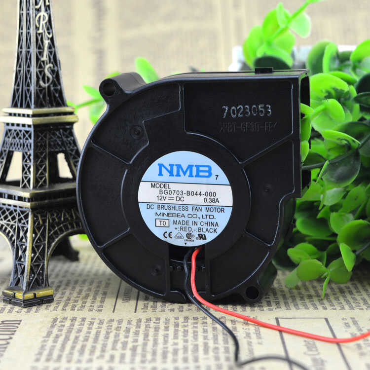 NMB BG0703-B044-00L 7cm7530 12v พัดลมเทอร์โบการปรับเปลี่ยนปริมาณอากาศสูง 0.38A