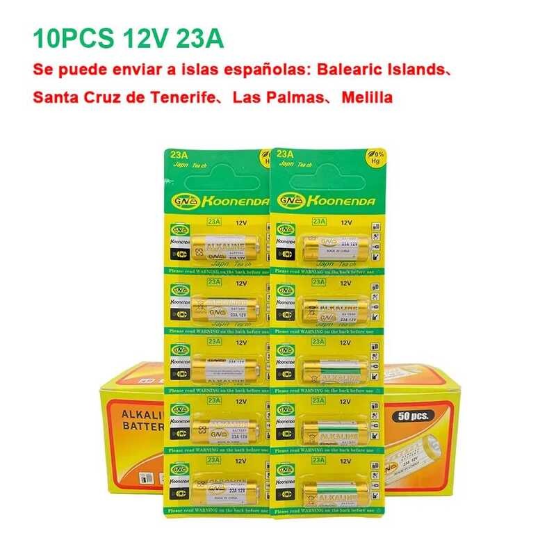แบตเตอรี่ 12V 23A แบตเตอรี่อัลคาไลน์แห้งหลัก L1028 21/23 A23 E23A K23A V23GA GP23A RV08 LRV08 Flas