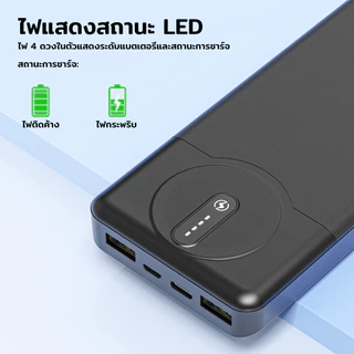 GOOJODOQ 10000mAh Powerbank Dual 10W อินพุต/เอาต์พุตปลอดภัย 21700 แบตเตอรี่แบบพกพาเป็นพิเศษสําหรับสมาร์ทโฟนแท็บเล็ตและอื่นๆ