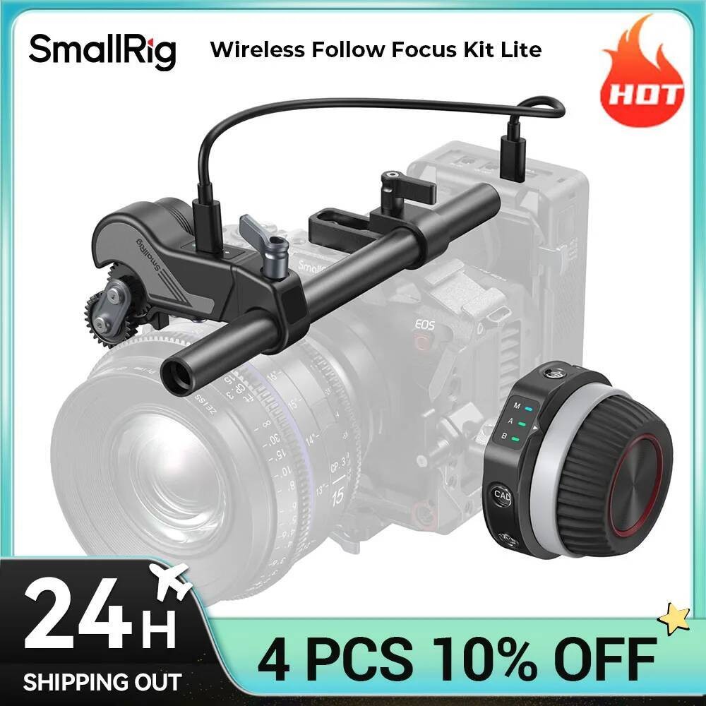 SmallRig Wireless Follow Focus Kit Lite สําหรับที่แม่นยําและต่ําโฟกัสการถ่ายภาพวิดีโอ 21H เวลาสแตนด์