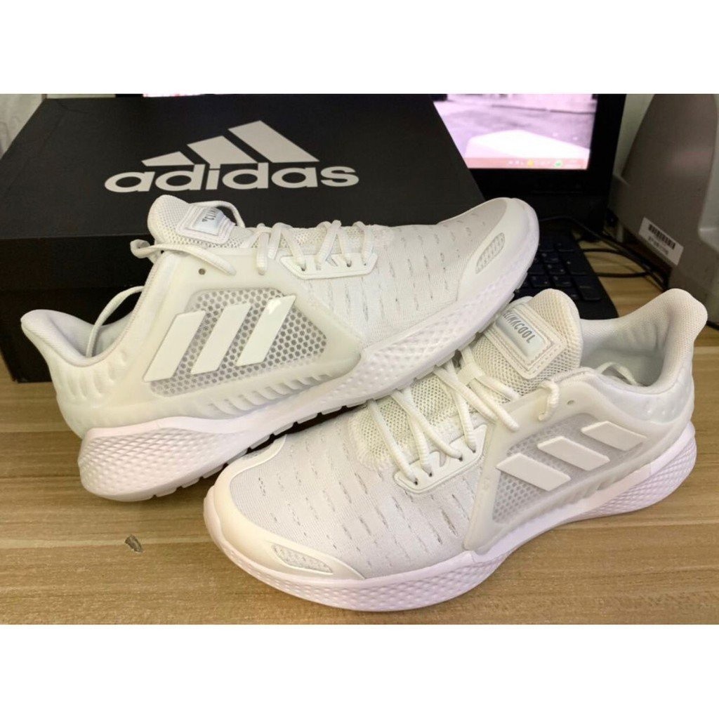 Adidas CLIMACOOL VENT SUMMER Breathable Jogging EG1129 สีขาว