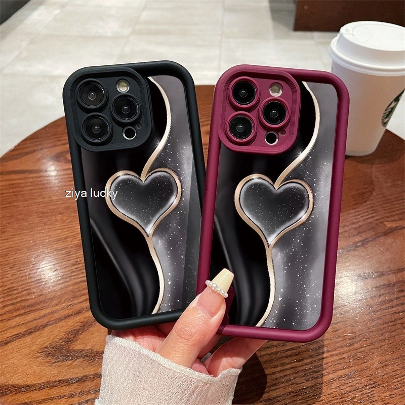 Sweet Heart Love Matte Bracelet Soft Case สําหรับ Xiaomi 21061110เอจี 22021211อาร์จี 22041211เอซี 22