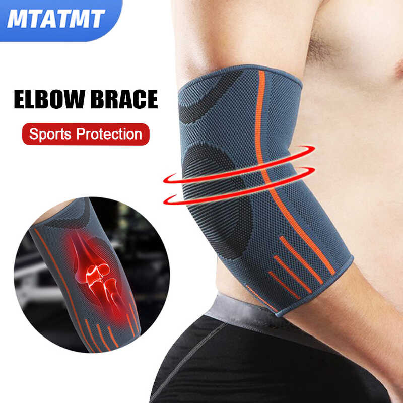 1Pcs Elbow Brace Compression Support Sleeve For Tendonitis Tennis Golfers Elbow Treatment, Arthriti