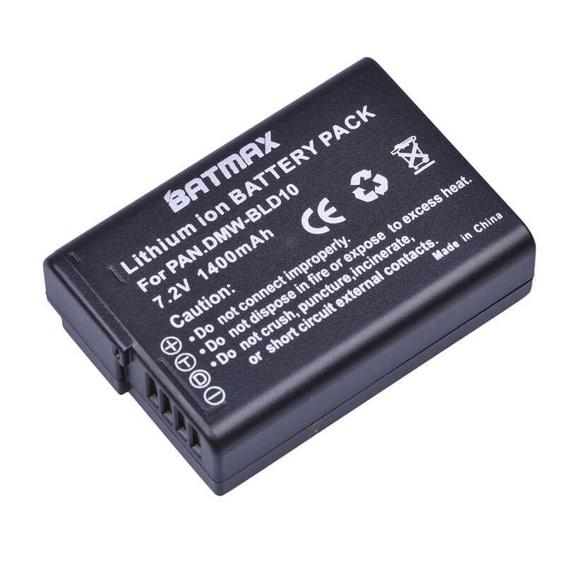 Batmax 2Cd 1400Mah Dmw-Bld10 Bld10แบตเตอรี่สำหรับ DMW Bld10e Bld10 Bld10pp,Dmc