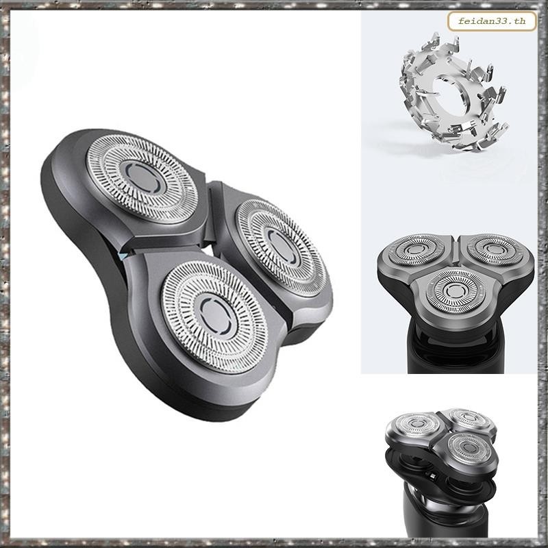 [LHY] หัวโกนทดแทนสําหรับ XIaomi Mijia S500 S500C S300 เครื่องโกนหนวดไฟฟ้ามีดโกนใบมีดแห้งเปียกเครื่อ