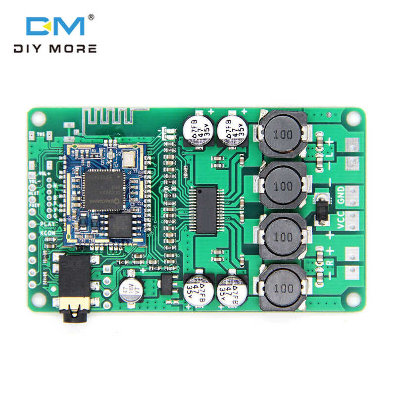 ❤ Diymore บอร์ดเครื่องขยายเสียงบลูทูธ5.0/Qcc3031,มาพร้อมกับช่องเสียบ AUX Audio APTXHD ความละเอี