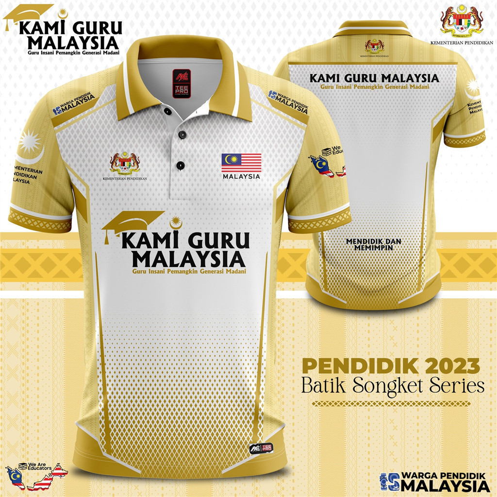 Kami Guru Malaysia Edition เสื้อยืด Polo แบบ 3D สามารถปรับแต่งได้ โมเดล No.86