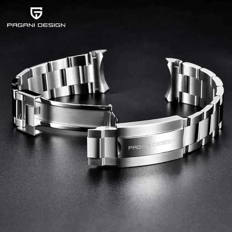 ▥ PAGANI DESIGN Original สําหรับ Pd1661,Pd1662.Pd1651 นาฬิกา 316L สายสแตนเลส Jubilee สร้อยข้อมื