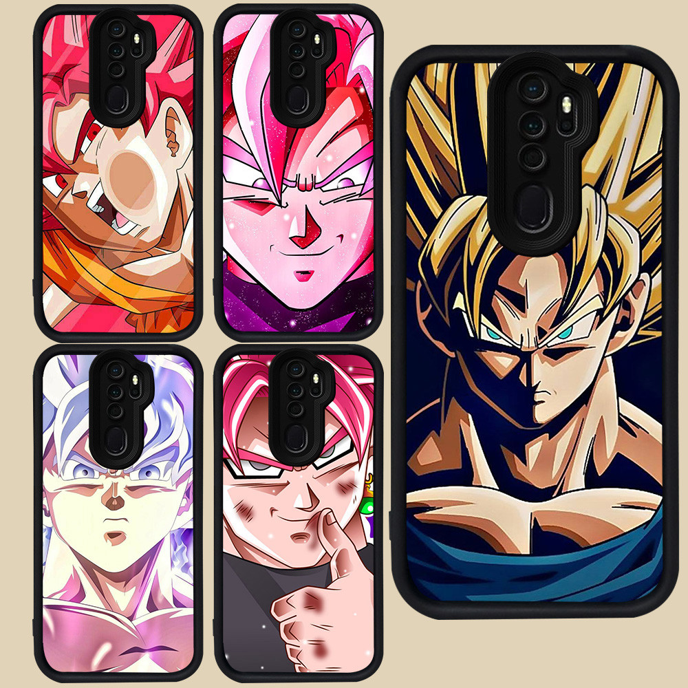 ปลอกสีดําสําหรับ OPPO A5 A37 A39 A9 2020 A83 Reno 2F F11 2Z Pro R60 Super Saiyan