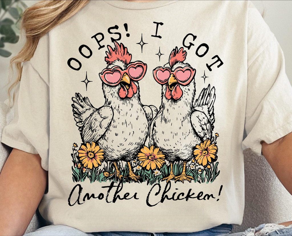 อ๊ะ ฉันได้รับอีกไก่ PNG ตลกฟาร์มสัตว์ Png ชนบทบ้านไร่ระเหิดอินเทรนด์คนรักไก่ Png น่ารักประเทศดอกไม้ 