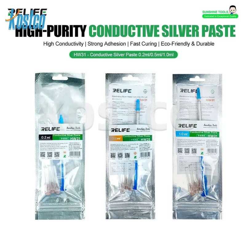 น้ำยาซ่อม HW31 RELIFE Sier Wire กาวนำไฟฟ้า สำหรับซ่อม PCB