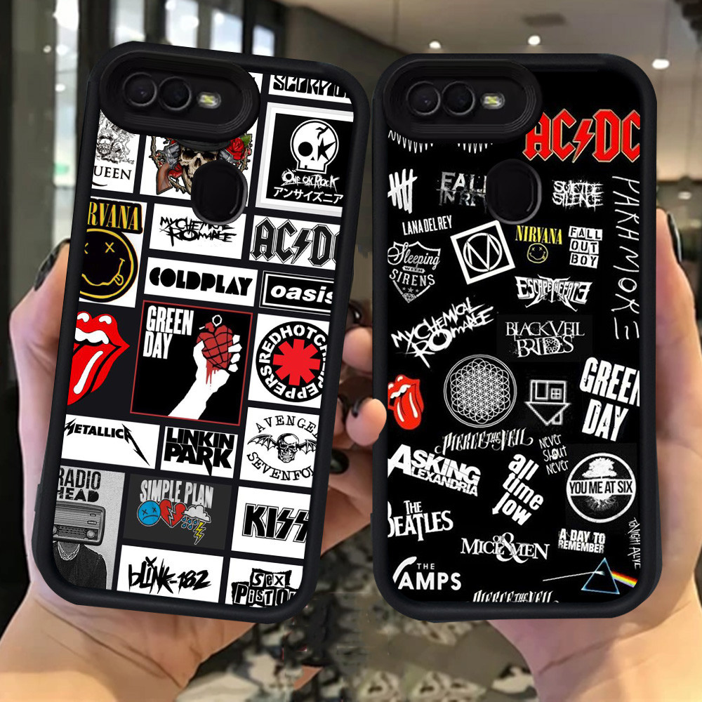 H75 ACDC เคสสําหรับ OPPO A5 A7 A7n A12E A5S A12 A12S A3S Realme C1